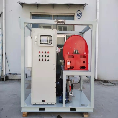 高端定制-防爆型空化射流水下清洗機組-出發(fā)！